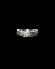 Load image into Gallery viewer, Green Moon Ring (medium band)