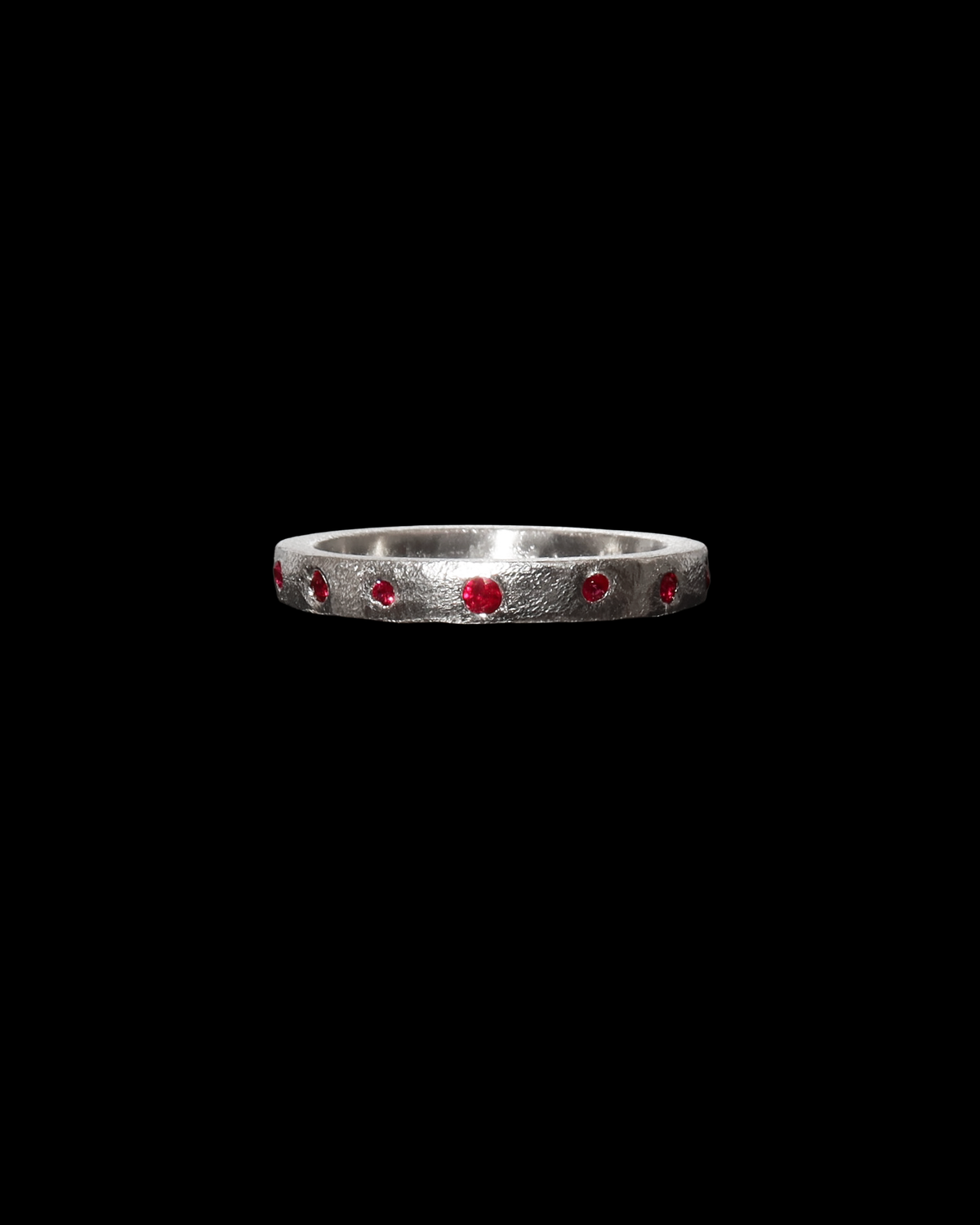 Ruby Moon Ring (Small Band)